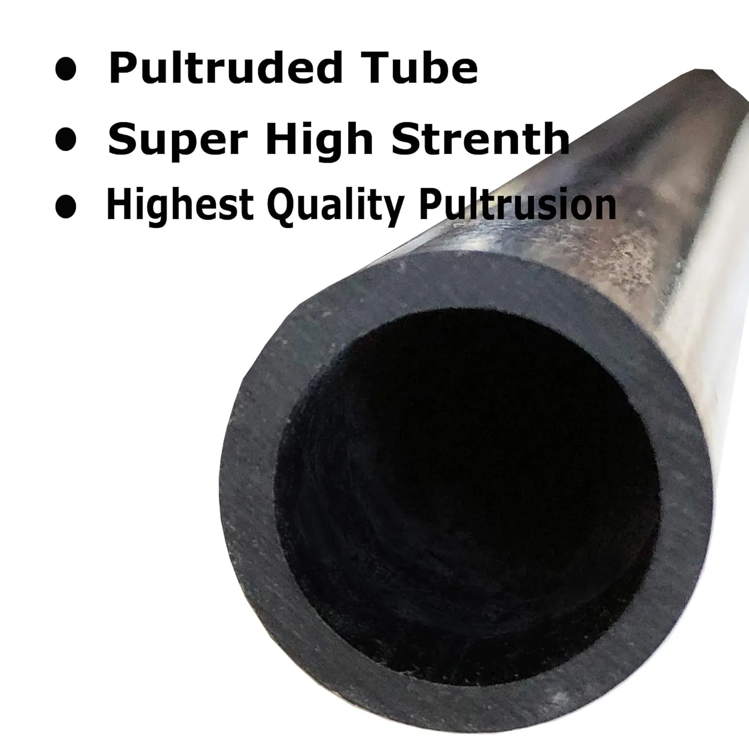 – Carbon Fiber Tube - 6mm X 4mm x 1000mm – Pultruded Round Hollow Carbon Fiber rods Black Matte Finish - Pure Carbon Fibre Hollow Tube shafts - for RC Planes-Drones, Boat DIY Craft Projects
