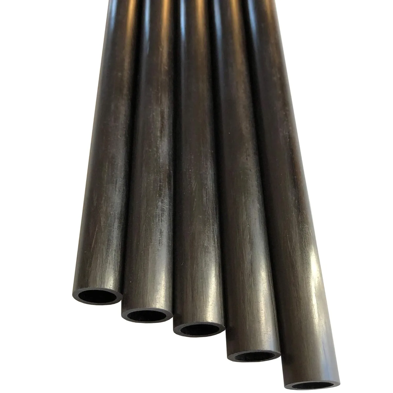 – Carbon Fiber Tube - 8mm X 6mm x 1000mm – Pultruded Round Hollow Carbon Fiber rods Black Matte Finish - Pure Carbon Fibre Hollow Tube shafts - for RC Planes-Drones, Boat DIY Craft Projects