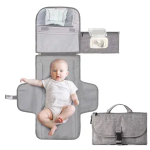 , Gray Kit, Gift Waterproof Shower Pad, Changing Baby Diaper Limited quantity Changing Travel Curated collection Portable