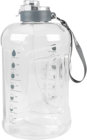 1 Gallon Tritan Water Bottle, BPA Free, Insulated, Measurements, Clear
