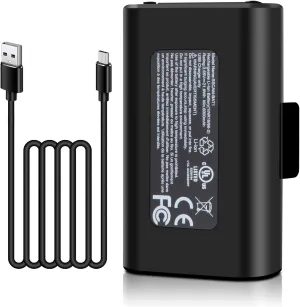 1-Pack Rechargeable Battery for SimpliSafe Wireless Outdoor Security Cameras SSCAM-BAT11 SSCAM-BAT1 SCM301 CMOB1 CM0B1,Upgraded 6000mAh Replacement for simpli Safe Camera battery 3.65V 6000MAH/21.98Wh
