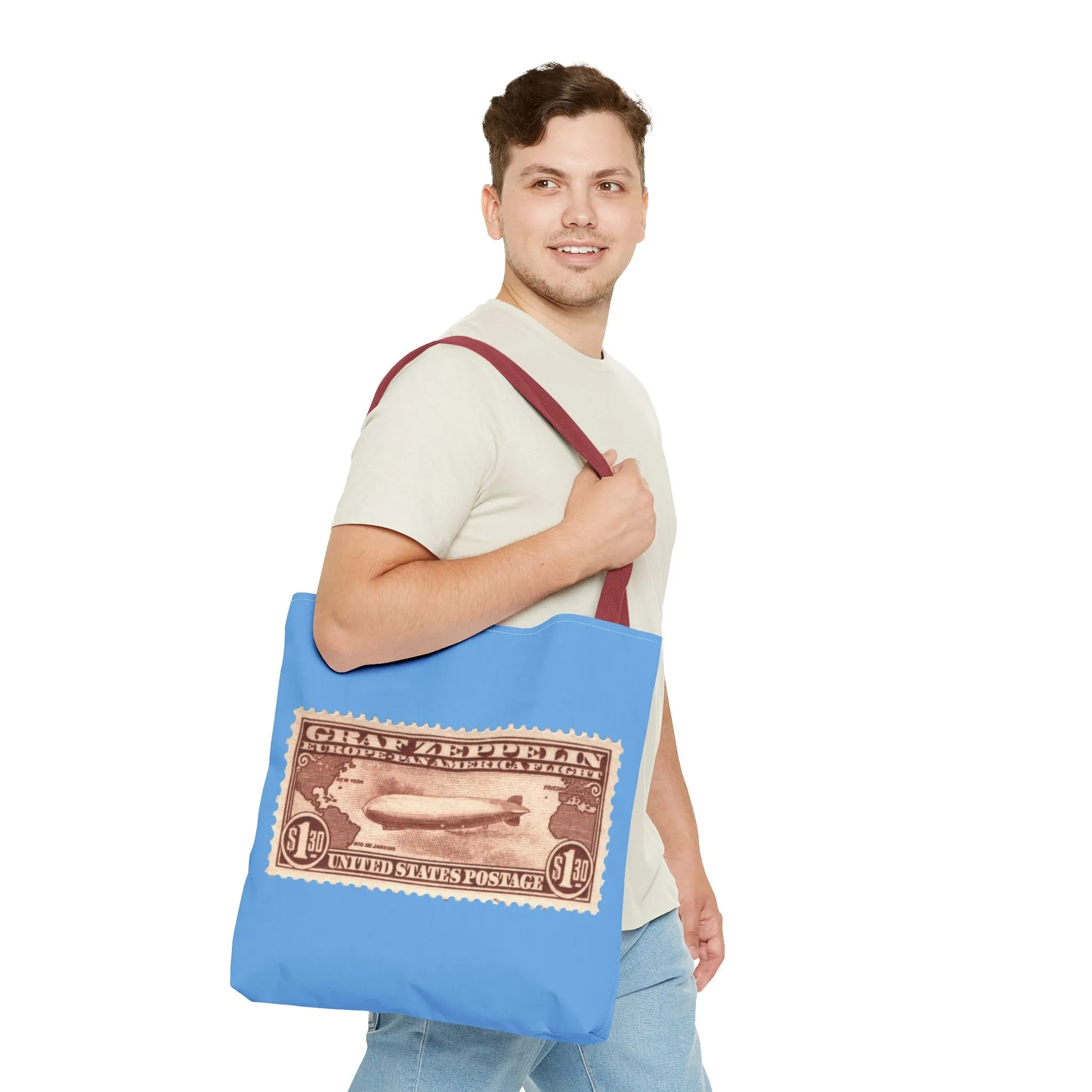 $1.30 GRAF ZEPPLIN STAMP Tote Bag