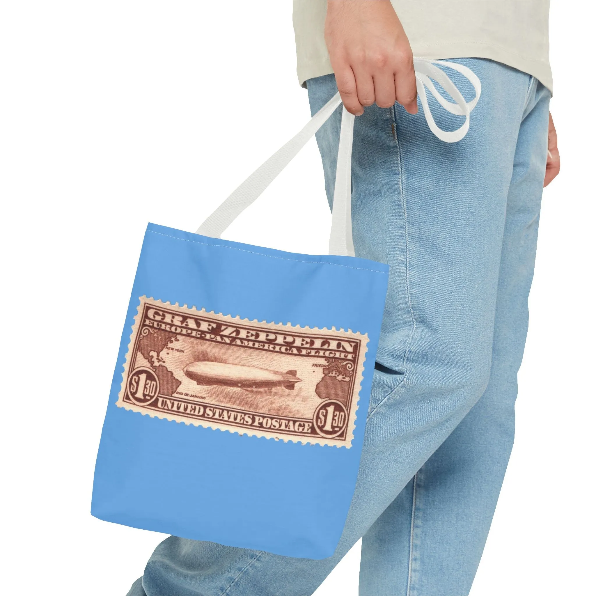 $1.30 GRAF ZEPPLIN STAMP Tote Bag