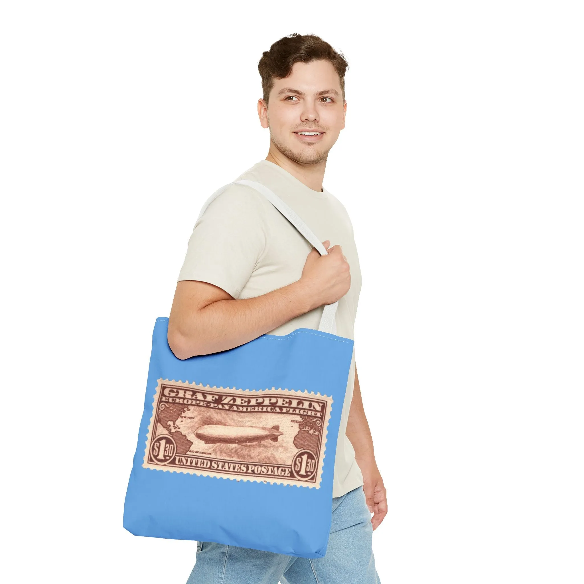 $1.30 GRAF ZEPPLIN STAMP Tote Bag