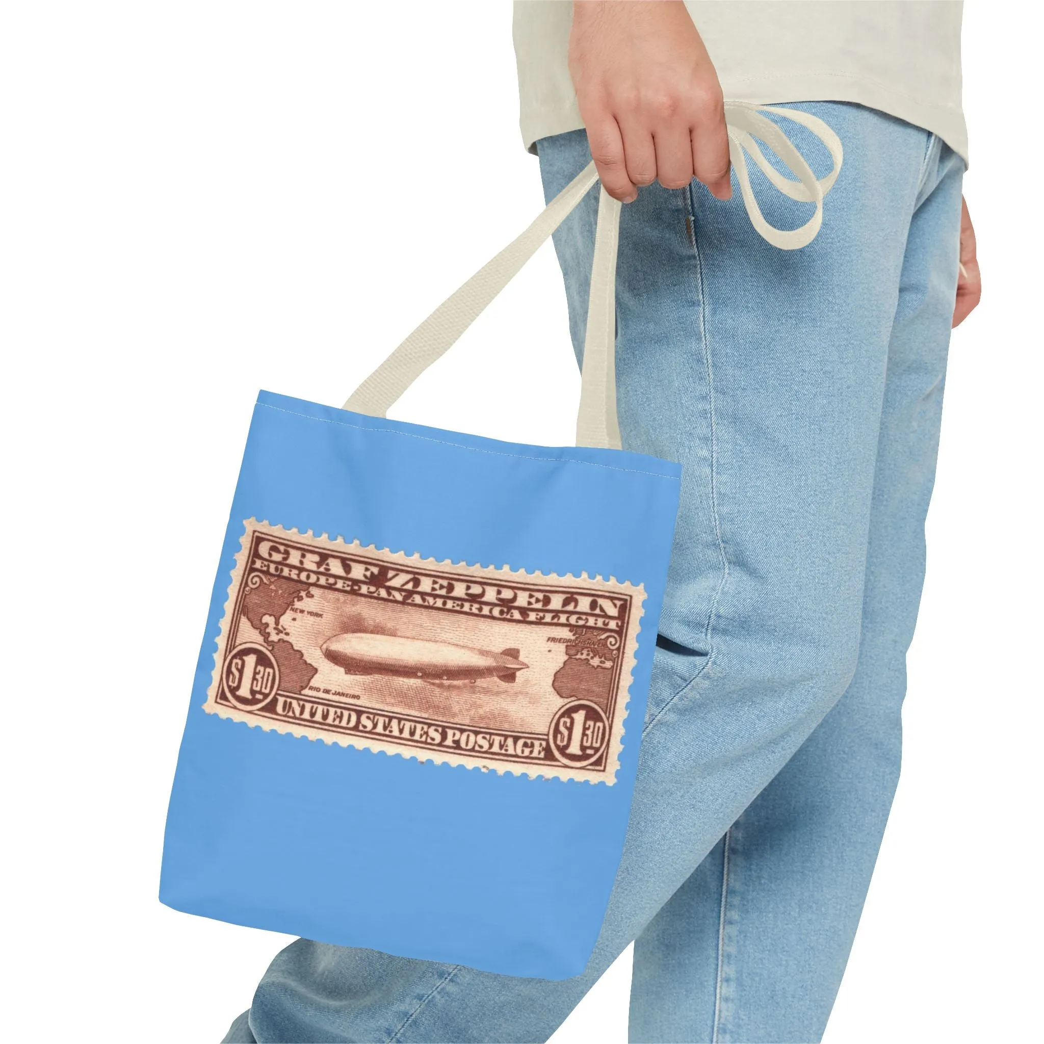 $1.30 GRAF ZEPPLIN STAMP Tote Bag