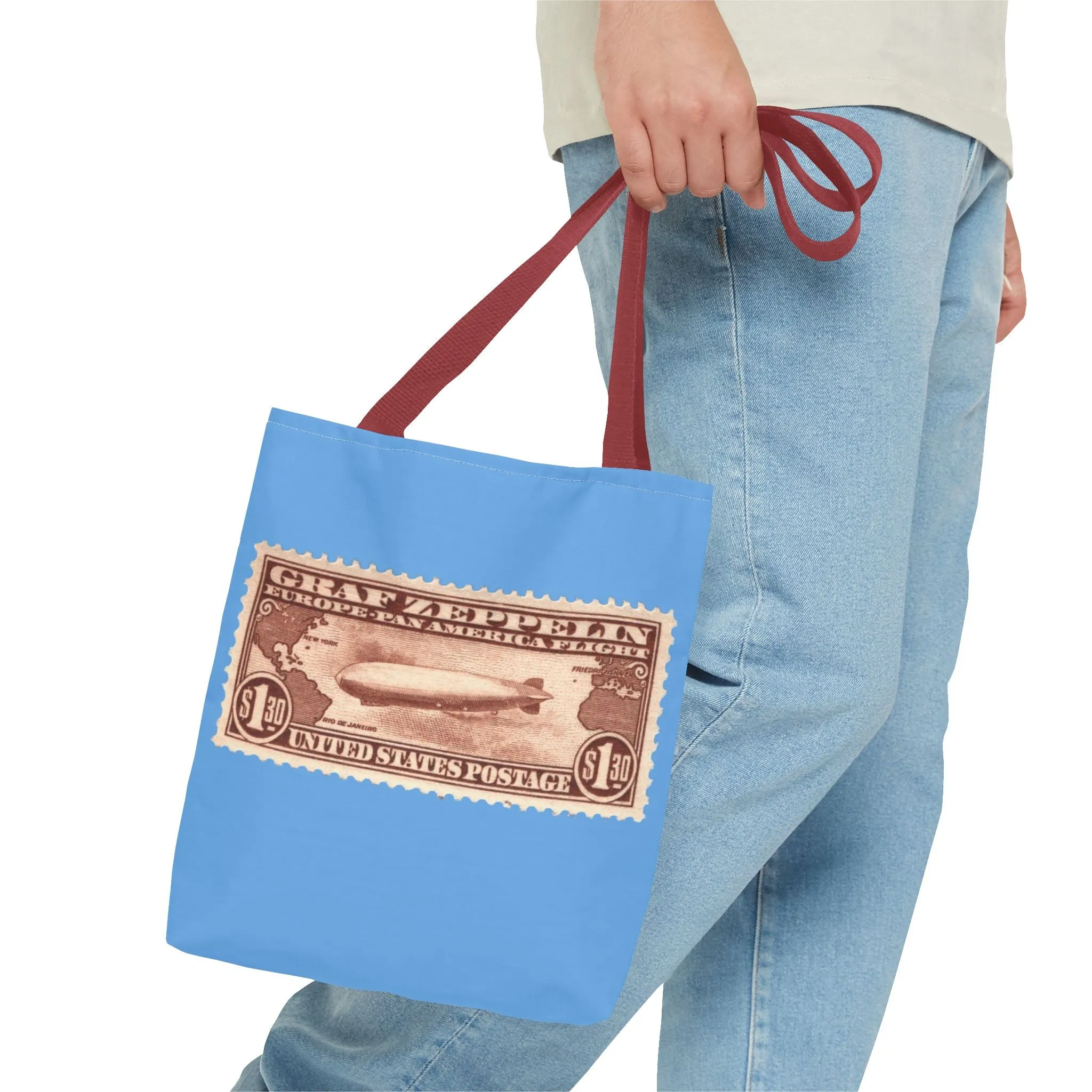 $1.30 GRAF ZEPPLIN STAMP Tote Bag