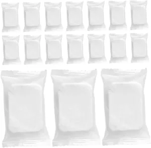 1Pack Compressed Makeup Remover Pads Non Woven Face Cleansing Pads for Easy Makeup Removal and Skin Care for Daily Use Travel