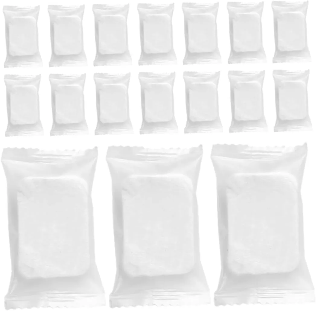 1Pack Compressed Makeup Remover Pads Non Woven Face Cleansing Pads for Easy Makeup Removal and Skin Care for Daily Use Travel