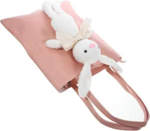 1Pc Fashionable Rabbit Tote Bag for Women Large Capacity Handbag Soft Warm Shoulder Pouch for Daily Use and Stylish Outings