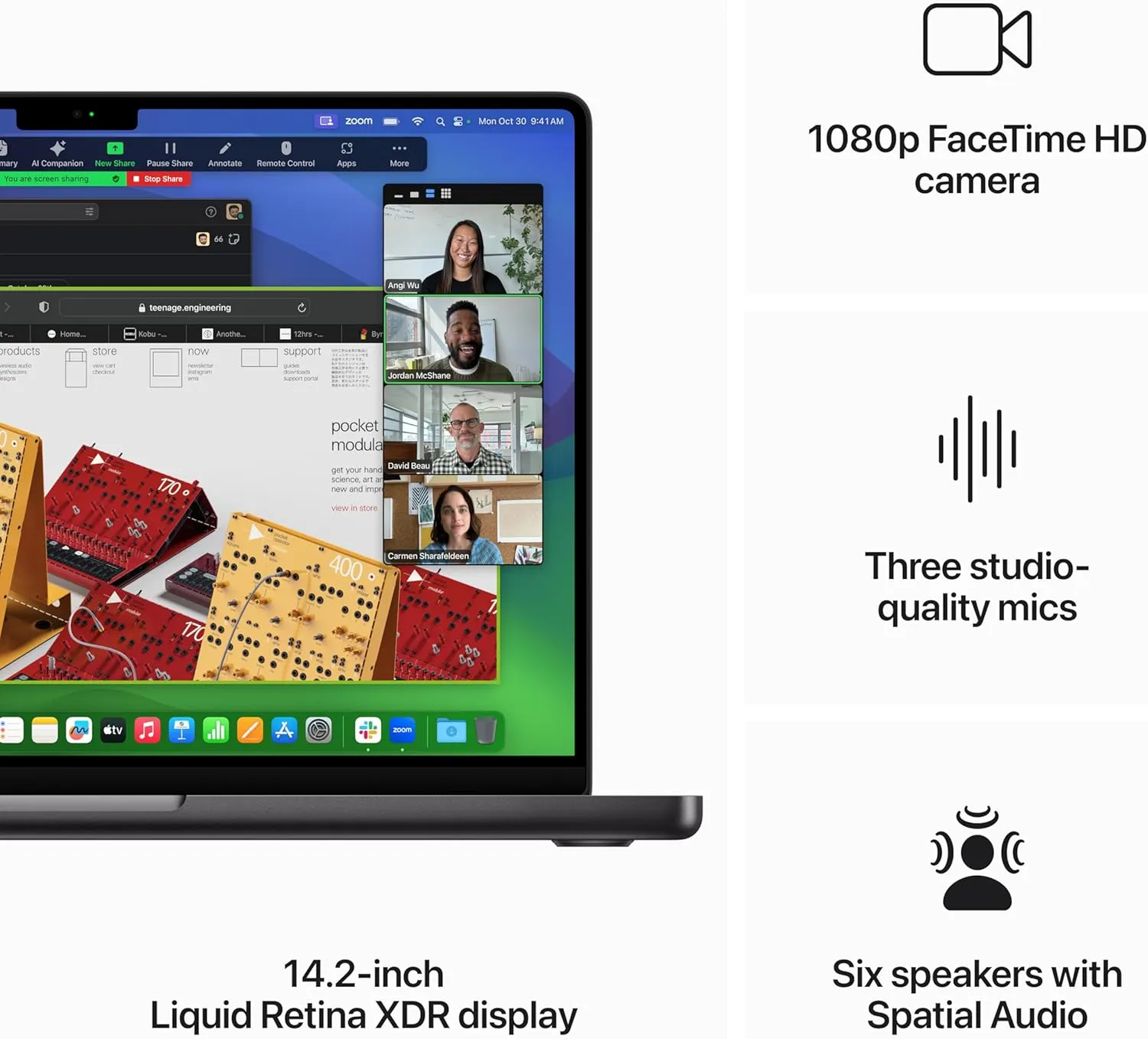 2023 Apple MacBook Pro with Apple M3 Pro Chip (14-inch, 18GB RAM, 1TB SSD Storage) (QWERTY English) Space Black (Renewed)