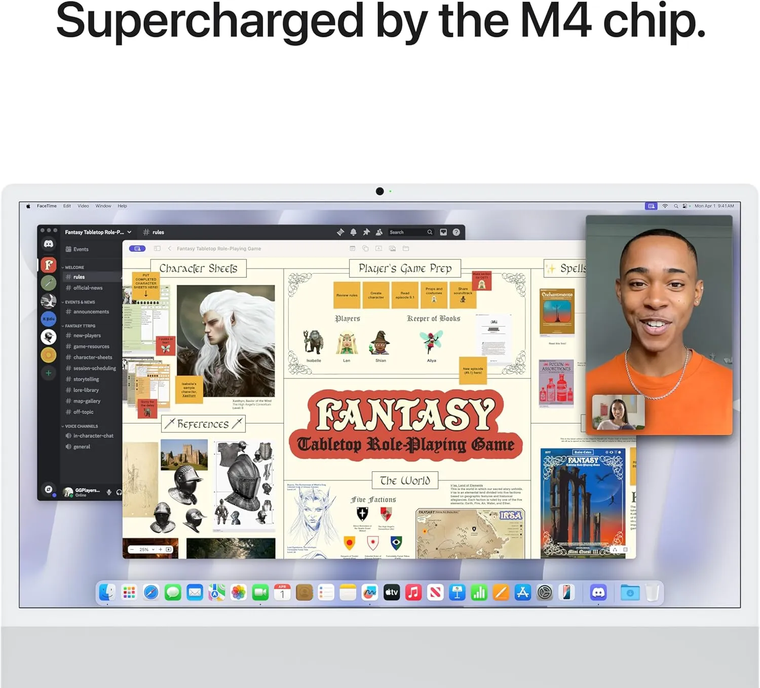 2024 Apple iMac Air with Apple M4 chip 8-core (24-inch, 16GB RAM, 256GB SSD Storage) Silver (Renewed)