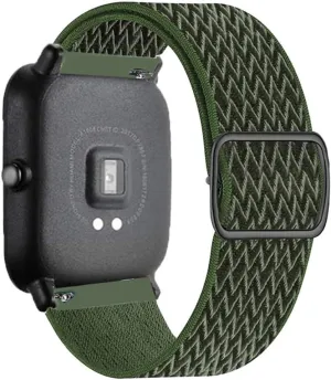 20mm/22mm band For Amazfit GTS 4/2/2e/3/GTS2 Mini/GTR/4/3/Pro/GTR2/42mm/ Nylon Elastic Watch Bracelet For Amazfit bip strap