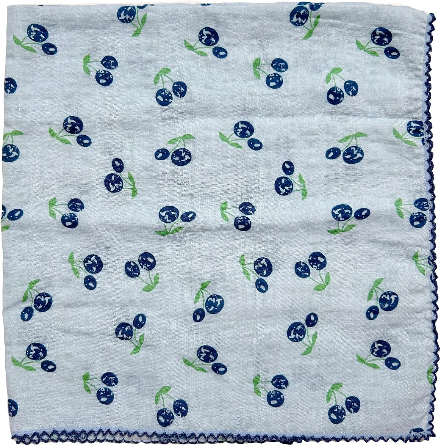 21"x21" Cotton Bandana for Women, Super Soft Puckered Fabric, Neck Scarf for Women, All-Occasion Gift