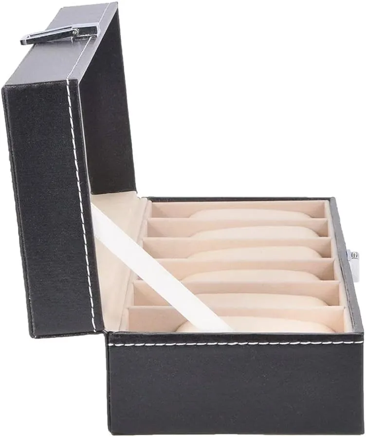 2/3/6 Slots Watch Storage Box Pu Leather Watch Organizer Mechanical Watches Display Holder Cases Jewelry Gift Box(2)