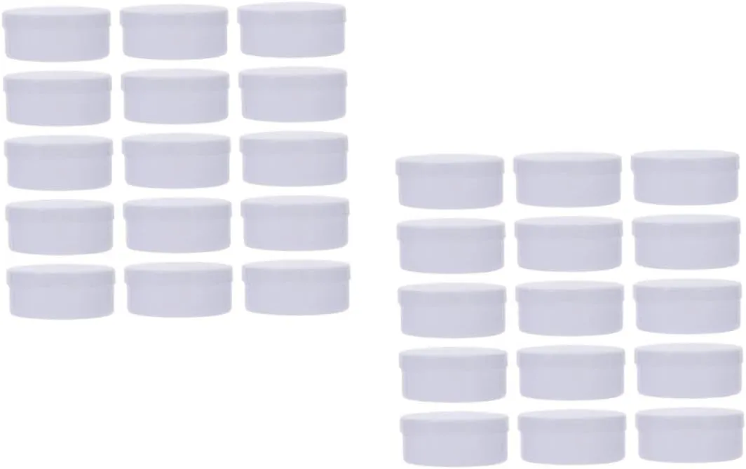 2sets Cosmetic Boxes Plastic Bottles Jars for Cream Storage Sunscreen Beauty Supplies 30pcs*2