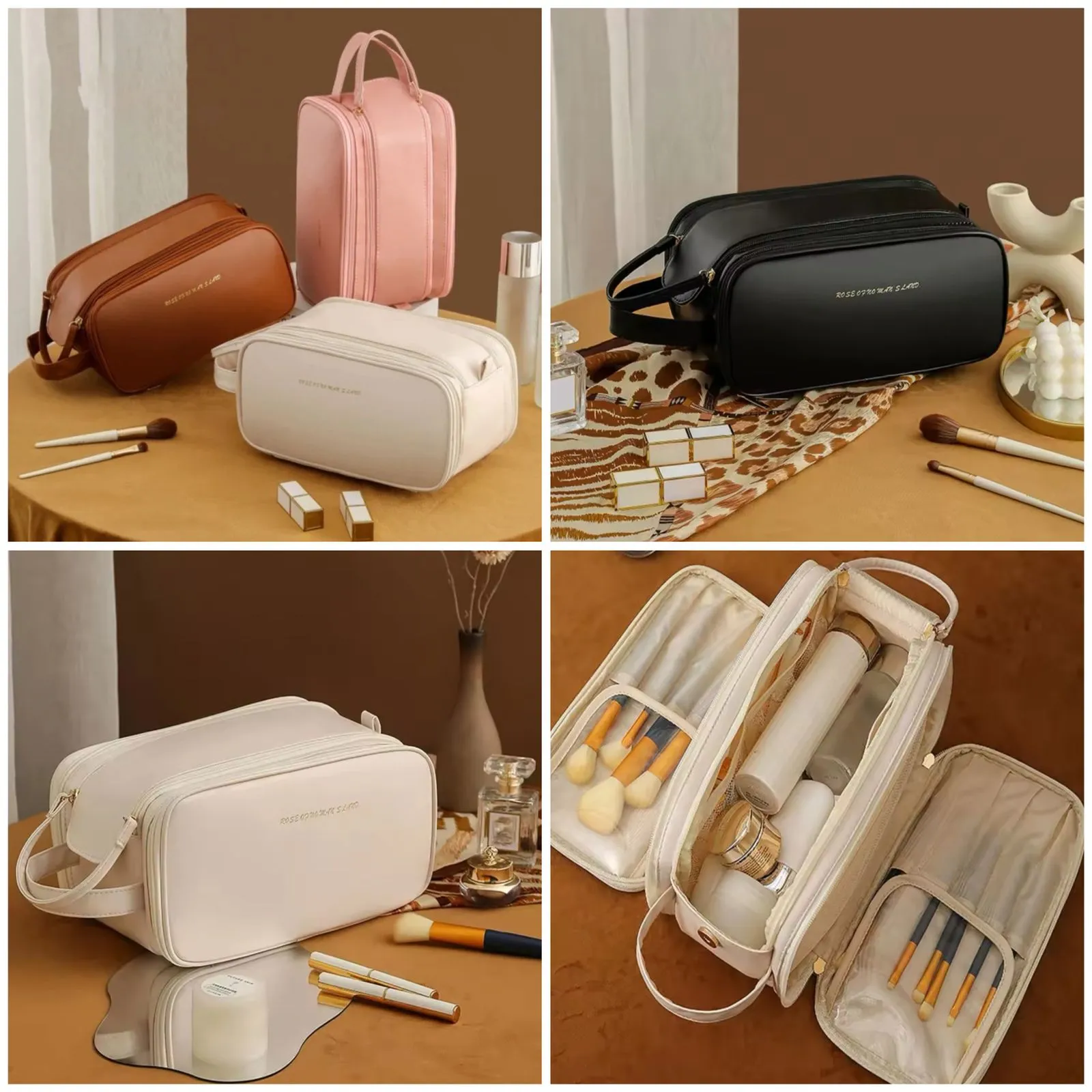 3 Layer Cosmetic Bag