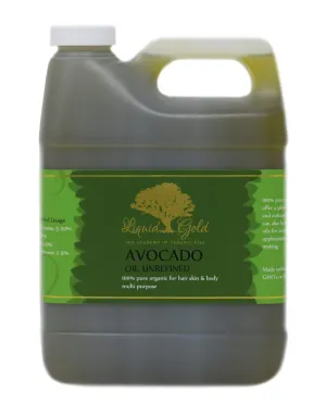 32 Fl.oz Premium Avocado Oil UNREFINED Extra Virgin Pure & Organic Skin Hair Nails Massage Health Care