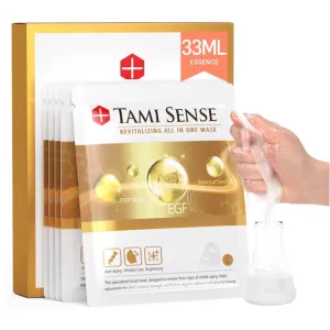 33ml Essence Best Moisturizing Face Mask For Korean Skincare - Sheet Masks with 33ml Serum Vitamin B Complex Rice Extract Collagen & Face Moisturizer for women men (20 Masks)