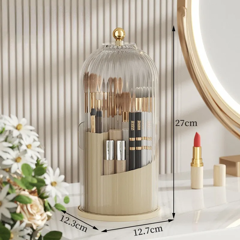 360° Rotating Makeup Organizer Luxury Brush Holder x
