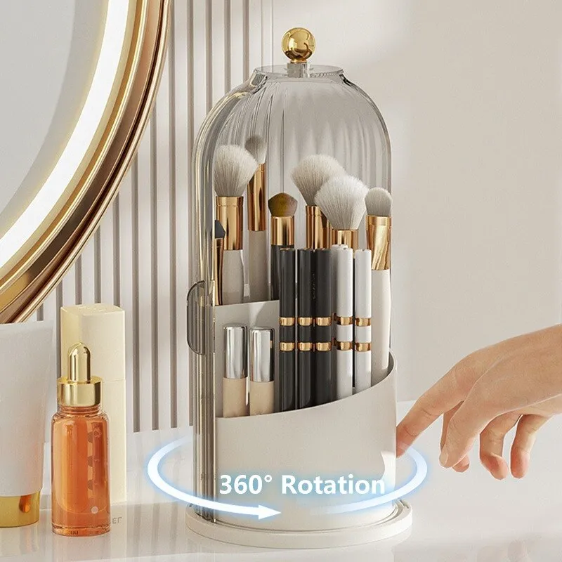 360° Rotating Makeup Organizer Luxury Brush Holder x