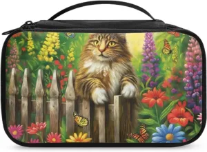 3D Cat Travel Toiletry Bag Womens Makeup Travel Bag Lightweight Skin Care Bag Large Capacity Travel Cosmetic Bag Organizer Multifunction Toiletries Storage Pouch Birthday Gifts for Women