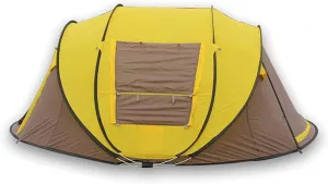 4-5 Person Pop-Up Tent, Instant 3-Second Setup, Lightweight Automatic Waterproof Windproof Sun Shelter for Family Camping, Picnic, Beach & Backpacking