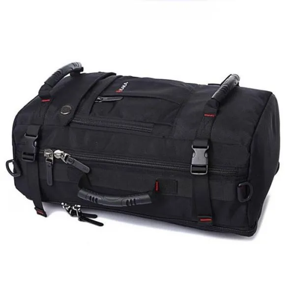 40L Large Capacity Oxford Backpack Multifunctional Shoulder Bag for Outdoor Camping Hiking Climbing Travelling Black