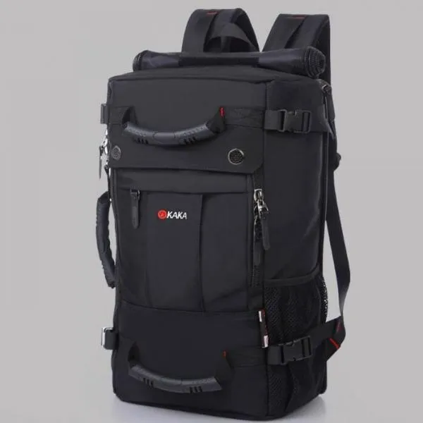40L Large Capacity Oxford Backpack Multifunctional Shoulder Bag for Outdoor Camping Hiking Climbing Travelling Black