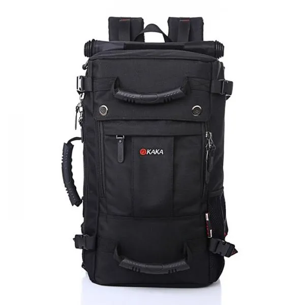 40L Large Capacity Oxford Backpack Multifunctional Shoulder Bag for Outdoor Camping Hiking Climbing Travelling Black