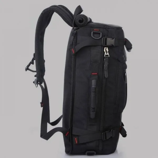 40L Large Capacity Oxford Backpack Multifunctional Shoulder Bag for Outdoor Camping Hiking Climbing Travelling Black