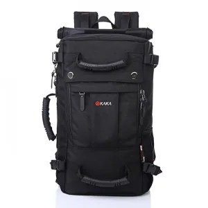 40L Large Capacity Oxford Backpack Multifunctional Shoulder Bag for Outdoor Camping Hiking Climbing Travelling Black