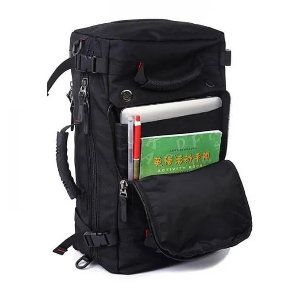 40L Large Capacity Oxford Backpack Multifunctional Shoulder Bag for Outdoor Camping Hiking Climbing Travelling Black