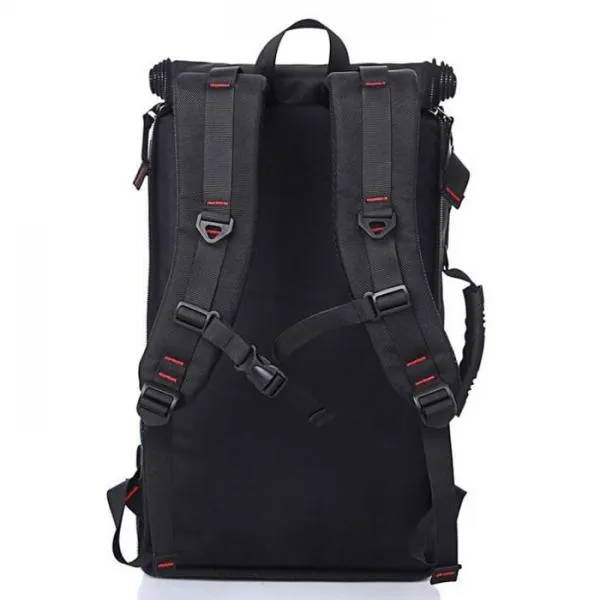 40L Large Capacity Oxford Backpack Multifunctional Shoulder Bag for Outdoor Camping Hiking Climbing Travelling Black