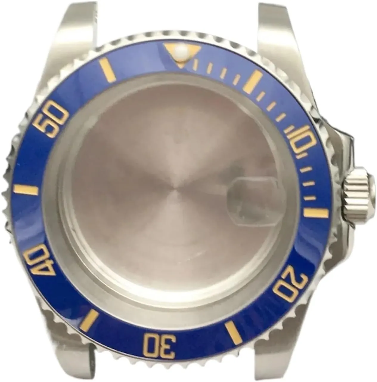 40mm Stainless Steel Watch Case Mechanical Watch Accessories Set for 8200/8215/2813/3804 Movement Men's