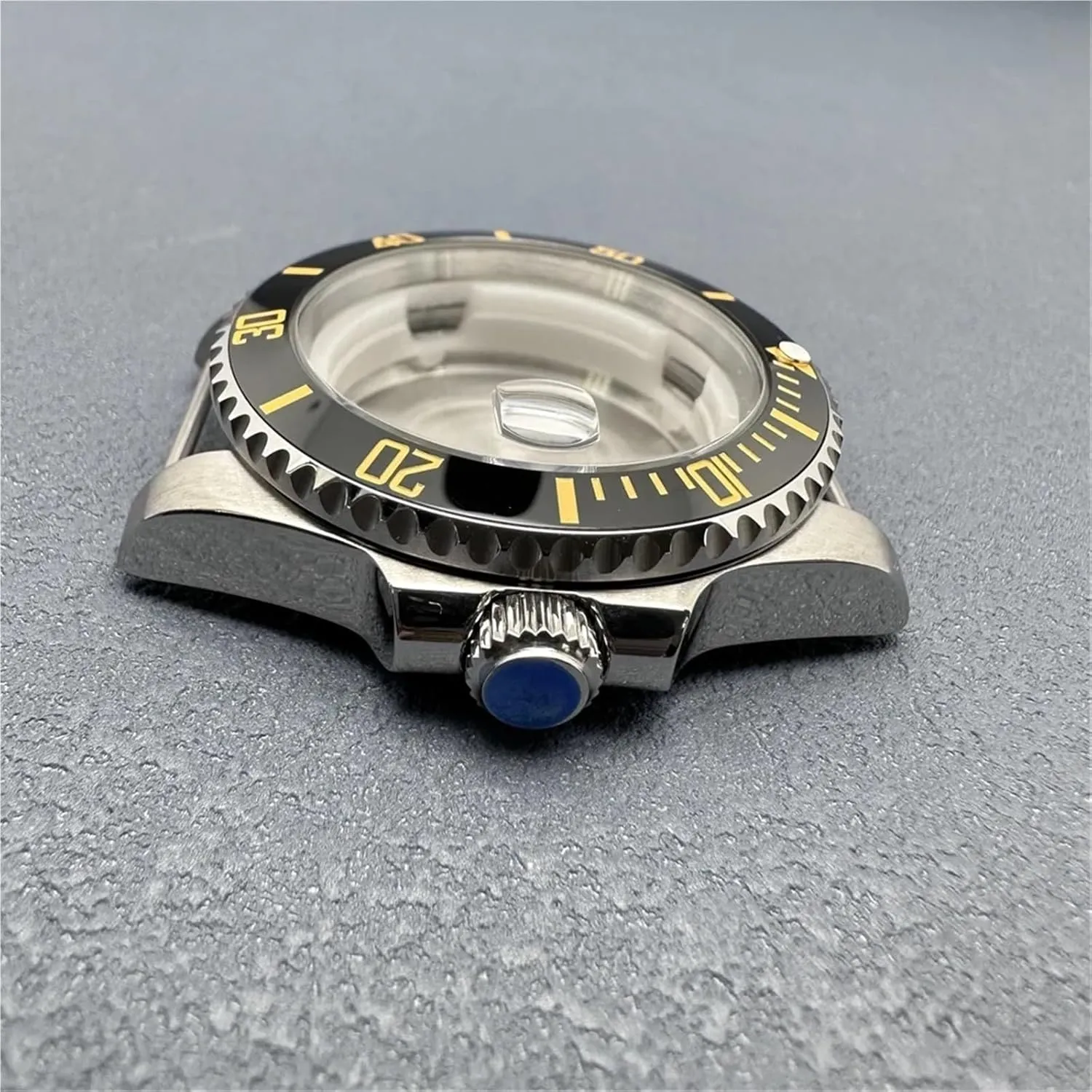 40mm Stainless Steel Watch Case Mechanical Watch Accessories Set for 8200/8215/2813/3804 Movement Men's