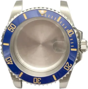 40mm Stainless Steel Watch Case Mechanical Watch Accessories Set for 8200/8215/2813/3804 Movement Men's