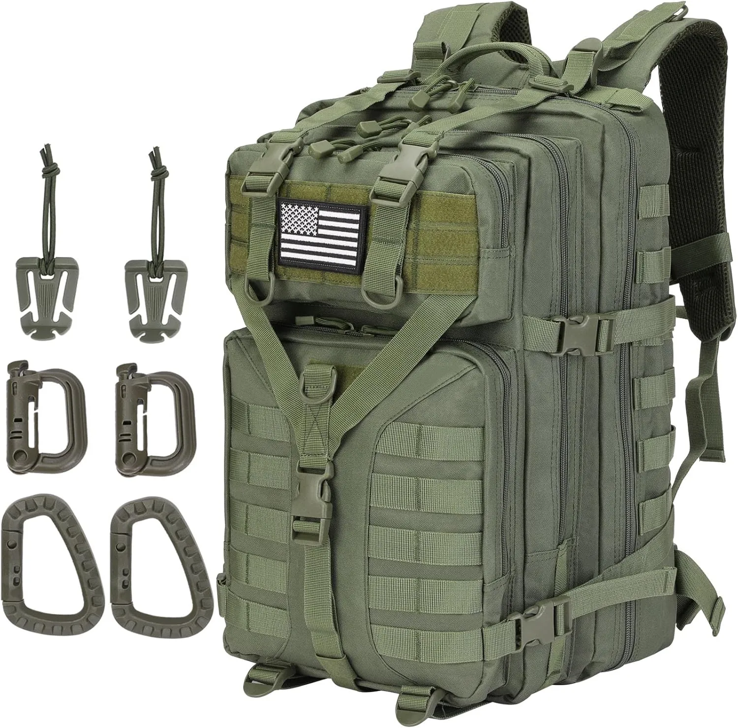 45L Military Tactical Backpack Large 3 Day Assault Pack Army Bug Out Bag Rucksack Backpack Molle Bag Backpacks