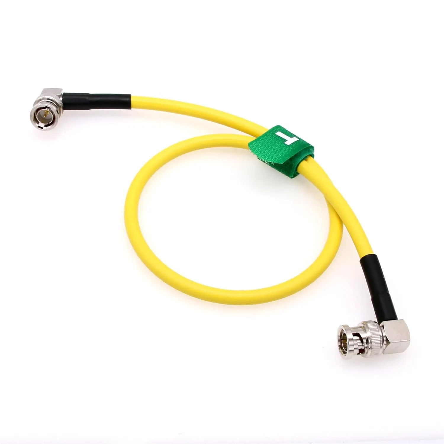 4K 12G SDI BNC Video Coaxial Cable for ARRI Alexa 35 LF Camera Trinity 2 Steadicam Transvideo Starlite Atomos SmallHD Monitor Hollyland Teradek, Yellow 1m
