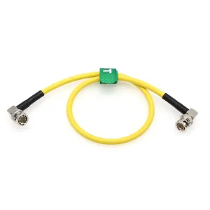 4K 12G SDI BNC Video Coaxial Cable for ARRI Alexa 35 LF Camera Trinity 2 Steadicam Transvideo Starlite Atomos SmallHD Monitor Hollyland Teradek, Yellow 1m