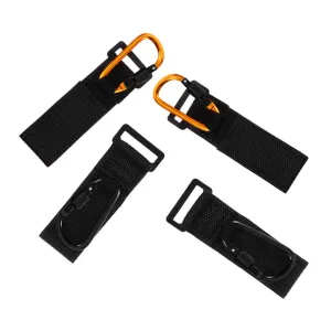 4pcs Stroller Hooks Grip Nonslip Carabiner Clips for Shopping Cart Pushchair Lightweight Nursery Bag Hanger for Easy Use for Moms The Go