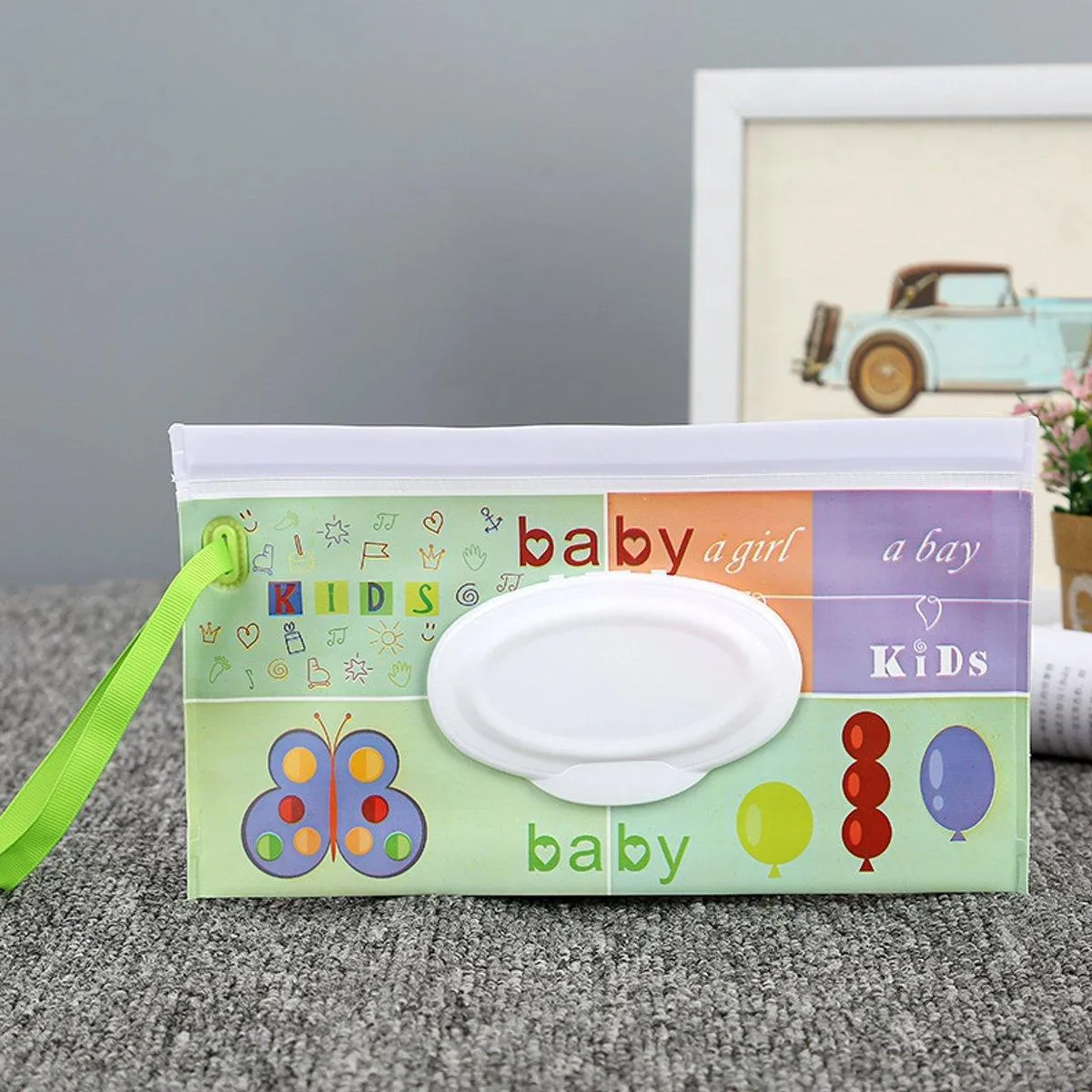 5PCS Dispenser Travel Wet Wipe Bag Pouch Baby Care Portable Tissue Case Holder