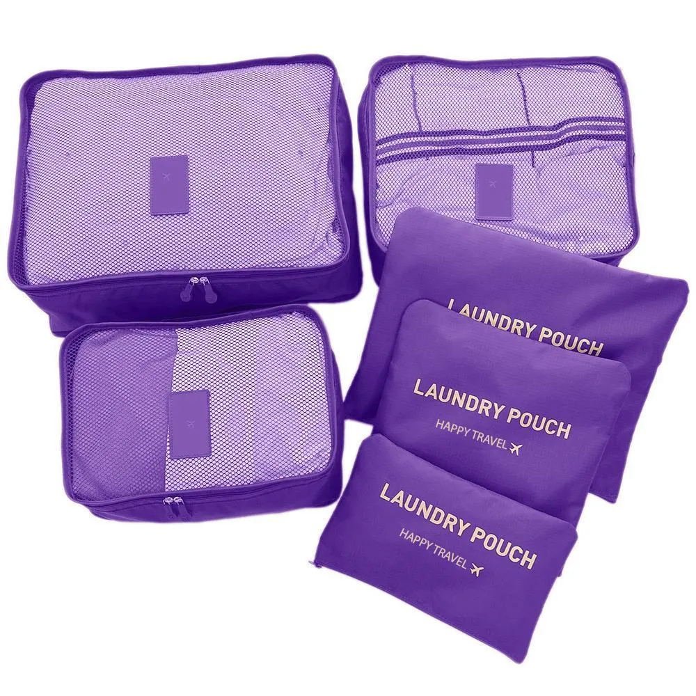 6-Piece: Travel Bag Set