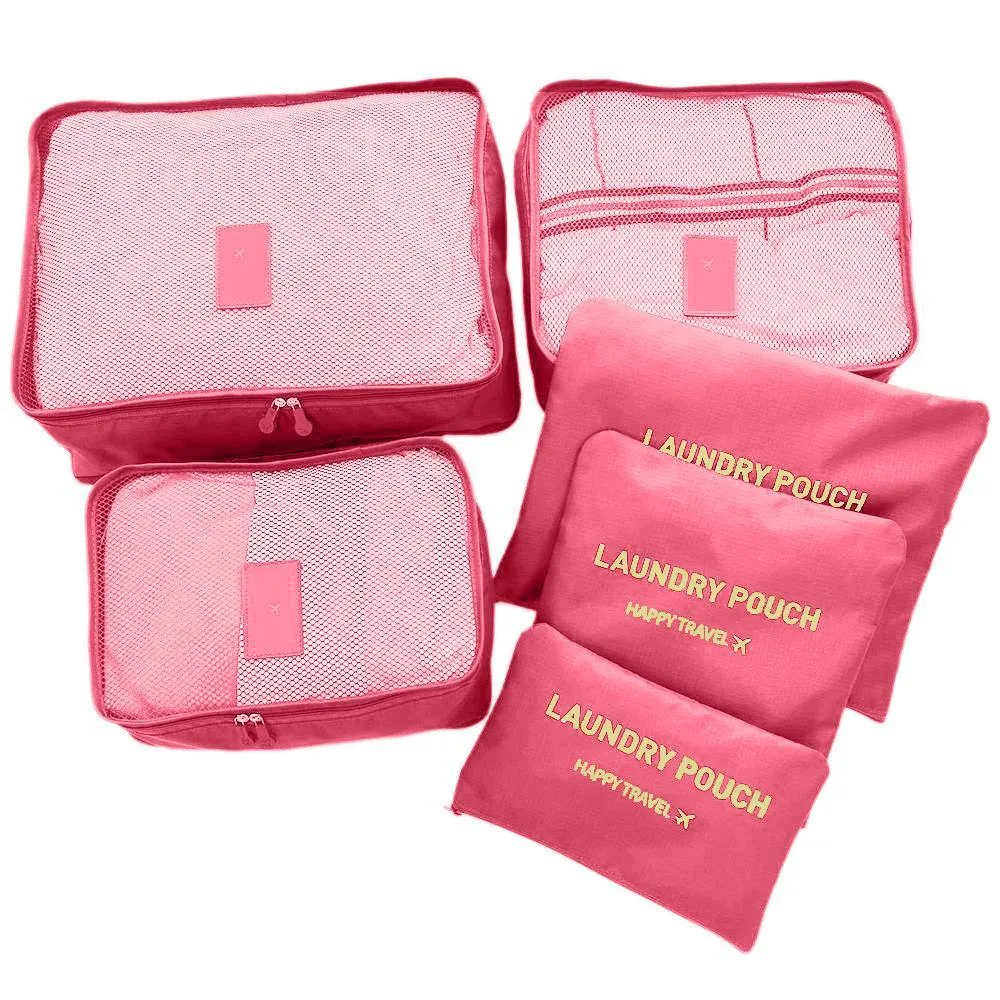 6-Piece: Travel Bag Set
