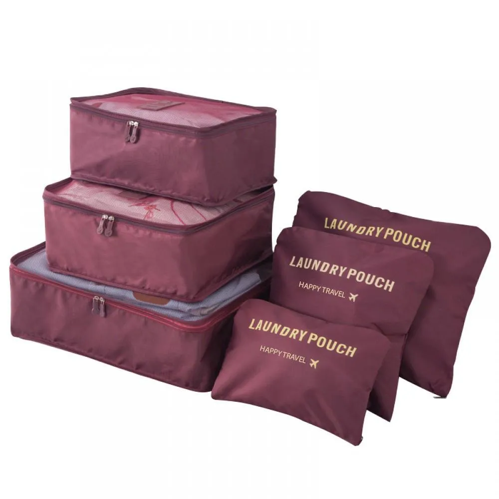 6-Piece: Travel Bag Set