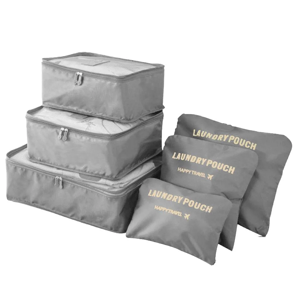 6-Piece: Travel Bag Set