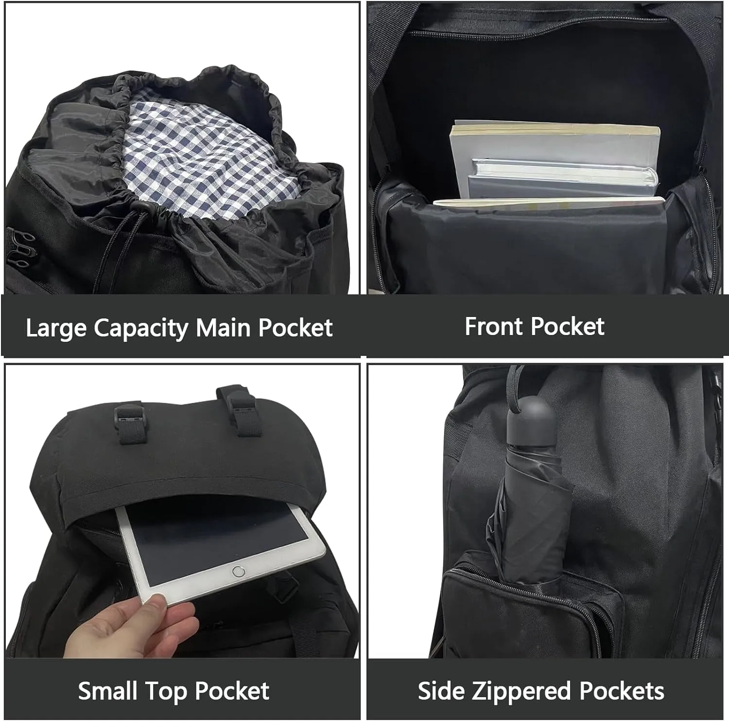 80L 100 Liters Camping Hiking Military Tactical Backpack,Water Resistant Large Travel Daypacks Outdoor MOLLE Rucksack