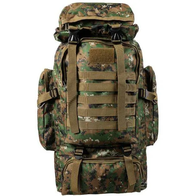 80L Military Tactical Backpack Rucksack Hiking Camping Outdoor Trekking Army Bag