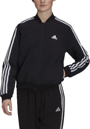 adidas Women's Essentials 3-Stripes Woven Track Jacket