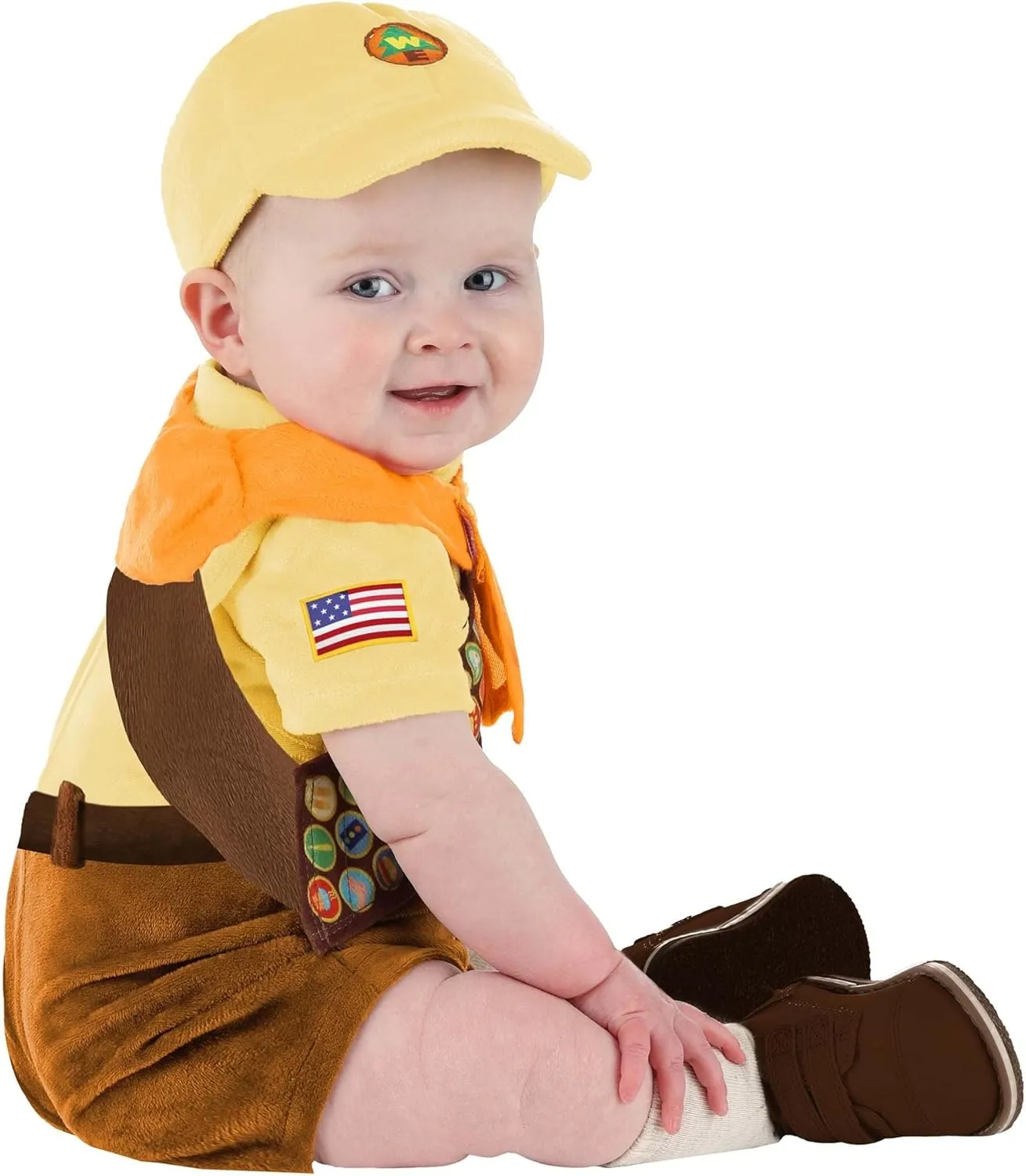 Adorable Adventure Begins: Disney and Pixar Russell Up Infant Costume - Let Your Little Explorer Soar with Joy!