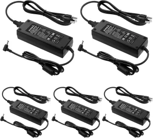 ALITOVE 12V 10A Power Supply Adapter 100-240V AC to DC 12 Volt 10amp 120W Converter 9.5A 9A 8.5A LED Driver Transformer 5.5x2.5mm Plug for LED Strip Light DC Pump LCD Monitor CCTV Camera, Pack of 5